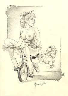 William Bondi - illustrazione originale "Orsetti Pericolosi" - Page volante | Catawiki