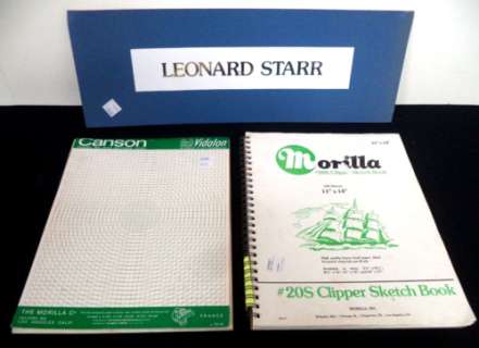 1/1 THUNDERCATS HOLY GRAIL LEONARD STARR PERSONAL SKETCH BOOKS & EPISODE NOTES!