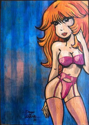 Dragan de Lazare - Peinture - illustration originale Rubine | Galerie des bulles