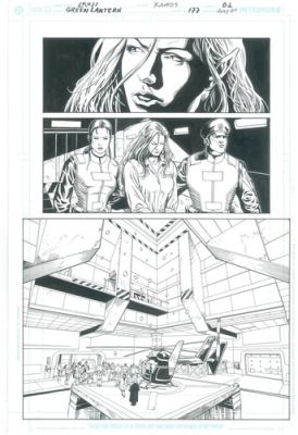 2 Green Lantern pages Vol 3 #177 pg 1 & pg 3 by Rodney Ramos & Luke Ross | eBay US (Buy It Now)