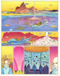 MOEBIUS La mémoire du futur Encre de Chine et de couleur pour cette très | Millon