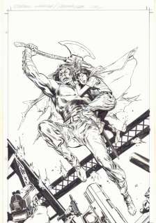Jackson (Butch) Guice - eternal warrior / geomancer cover - signed