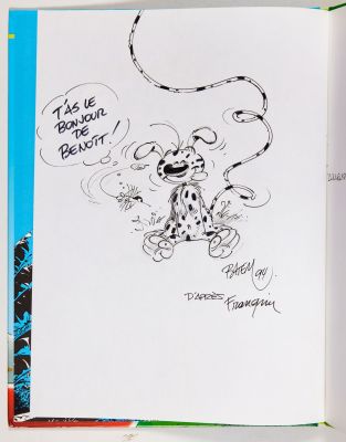 Batem/Houot - Ensemble... | Batem/Houot - Ensemble de 3 dédicaces : Marsupilami... | Tessier Sarrou