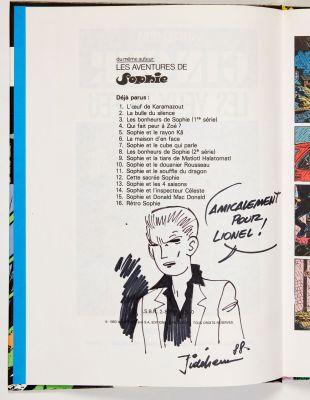 Jidéhem - Dédicace... | Jidéhem - Dédicace : Ginger Les yeux de feu. Edition... | Tessier Sarrou