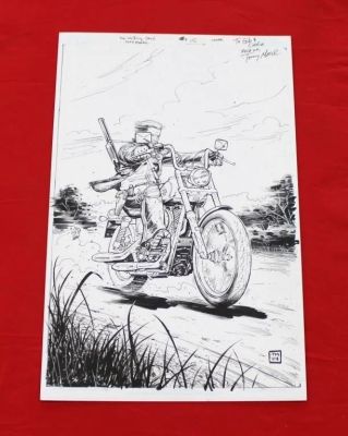 Lot 242 - Original Cover Art The Walking Dead 15 Tony Moore