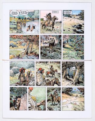 Franz Wyoming Doll... | Lot 4 - Franz Wyoming Doll - Planche n°12 Encre de Chine et... | Tessier Sarrou