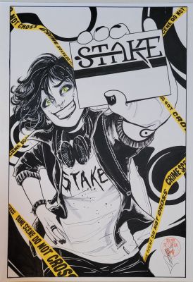 Francesca Fantini | STAKE _ published piece of original art | Raremarq (Buy It Now)