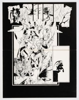 Original Art from Weapon Zero #14 (1997) Pages 5-6 Pencils by Joe Benitez | eBay US (Buy It Now)