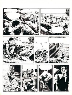 Lot 688 - Vance. Planche originale Bob Morane | BDEnchères