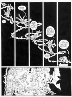 Le Gall | Spirou et Fantasio, planche n°16 Ã  l’encre de Ch… | Banque Dessinée