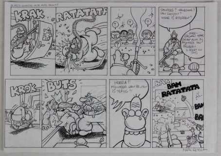 Mark Retera - Originele dubbele strook - de Dirk-Jan # 23 - (2017) | Catawiki