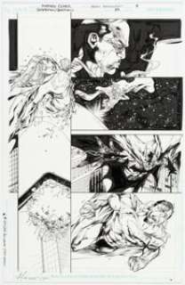 Matthew Clark and Andy Lanning - Superman/Batman #32 Story Page 9 Original Art (DC, 2007).