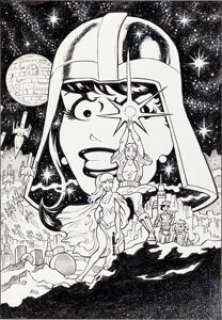 Dan Parsons - Baltimore Comic Con Yearbook Archie/Star Wars Mashup Illustration Original Art (2016).