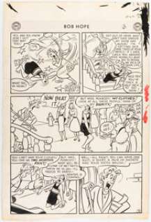Owen Fitzgerald - The Adventures of Bob Hope Story Page 3 Original Art (DC Comics, 1953).