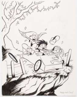 Jimmy Gownley Amelia Rules!: The Whole World’s Crazy Graphic Novel Cover Original Art (Renai... | Heritage