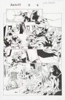 Steve Kurth and Andrew Hennessy - Avengers: The Initiative #18 Story Page 16 Original Art (Marvel, 2008). ...