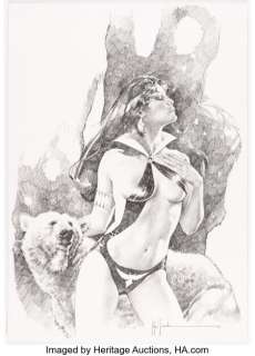 Gonzalez, Jose "Pepe" | Jose "Pepe" Gonzalez -Vampirella Illustration Original Art (2005). ... | Heritage
