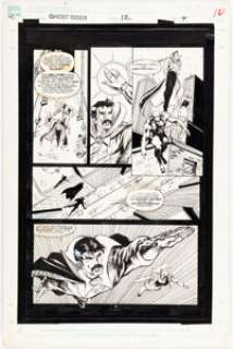 Saltares, Javier | Javier Saltares, Mark Texeira, and Jimmy Palmiotti Ghost Rider #12 Story Page 7 Original Art (Marvel, 1991).... | Heritage