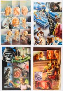 Unidentified Innovation Comics artist - Vagner Vargas, Chris Ballard, and Brad Gorby Piers Anthony‘s Incarnations of Immortality: On a Pale Horse #3 Story... (Total: 4 Original Art)