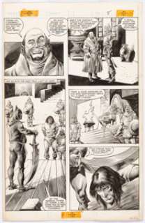 Buscema, John | John Buscema and Rudy Nebres The Savage Sword of Conan #88 Story Page 8 Original Art (Marvel, 1983).... | Heritage