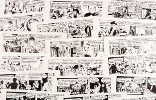 Overgard, William - William Overgard Steve Roper and Mike Nomad Daily Comic Strip Original Art Group of 41 (Field Enterprises, Inc., 1... (Total: 41 Original Art)