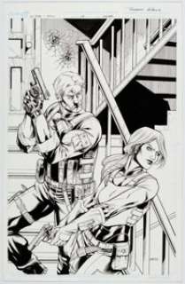 IDW Artist - Robert Atkins G.I. Joe #15 Variant Cover Original Art (IDW, 2010)....
