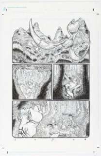 Dark Horse Artist - Aaron Conley Sabretooth Swordsman Story Page 17 Original Art (Dark Horse, 2013). ...