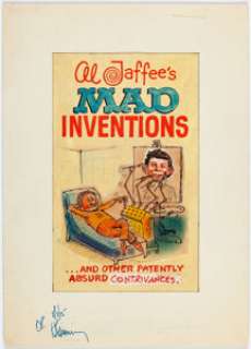 Jaffee, Al | Al Jaffee Al Jaffee’s MAD Inventions Preliminary Cover Design Original Art (EC Publ./Warner Books, 1978).... | Heritage
