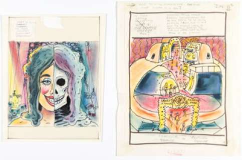 Jaffee, Al | Al Jaffee MAD Inside Back Covers "Fold-In" Preliminary Original Art Group of 6 (EC, 1976-81). ... (Total: 6 Original Art) | Heritage