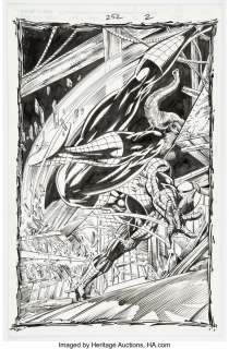 Deodato Jr., Mike | Mike Deodato Jr. and Al Milgrom The Spectacular Spider-Man #252 Splash Page 2 Original Art (Marvel, 1997).... | Heritage