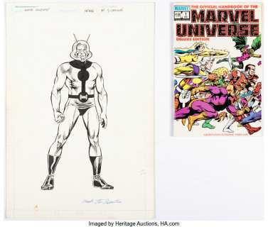 Ordway, Jerry | Jerry Ordway and Joe Rubinstein Official Handbook of the Marvel Universe #1 Deluxe Edition "Abomination to Batroc’... | Heritage