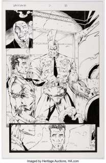 Booth, Bret - Brett Booth and Sal Regla Backlash #2 Story Page 10 Savage Dragon Original Art (Image, 1994)....