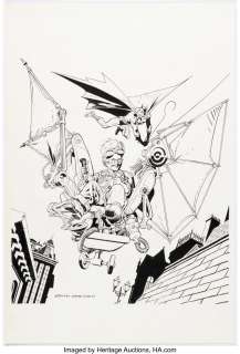 Nowlan, Kevin | Kevin Nowlan - Batman and Jack B. Quick Illustration Original Art (c. 2000s).... | Heritage