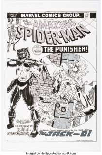 Twenty-first Century Comic Artist - Matthew Kirscht The Amazing Spider-Man #129 Cover Tribute Illustration Original Art (c. 2010)....