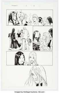 Ramos, Humberto - Humberto Ramos and Dave Meikis Runaways #6 Story Page 16 Original Art (Marvel, 2009)....