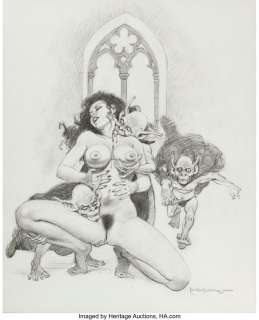 Gallego, Blas - Blas Gallego - Goblins Illustration Original Art (undated)....