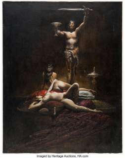 Hickman, Stephen | Stephen Hickman - Warrior and Women Painting Original Art (undated).... | Heritage