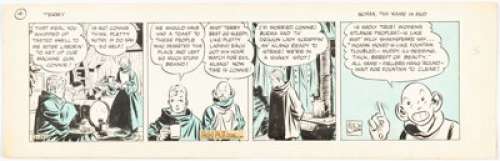 Caniff, Milton | Milton Caniff Terry and the Pirates Daily Comic Strip Original Art dated 2-24-38 (Chicago Tribune-N.Y. News, 1938)... | Heritage