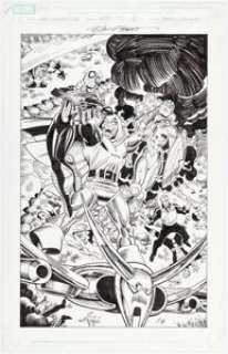 Frenz, Ron | Ron Frenz and Sal Buscema Spectacular Spider-Girl #4 Splash Page 16 Original Art (Marvel, 2010).... | Heritage