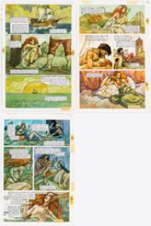 Guay, Rebecca | Rebecca Guay Veils Story Page Original Art Group of 3 (DC/Vertigo, 1999).... (Total: 3 Original Art) | Heritage