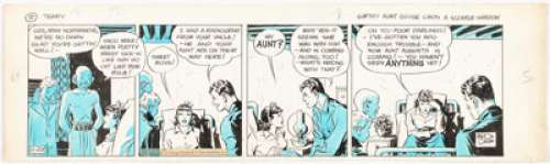 Caniff, Milton | Milton Caniff Terry and the Pirates Daily Comic Strip Original Art dated 11-29-35 (Chicago Tribune-N.Y. News, 1935... | Heritage