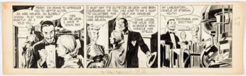 Raymond, Alex | Alex Raymond Rip Kirby Daily Comic Strip Original Art dated 9-10-56 (King Features Syndicate, 1956). ... | Heritage