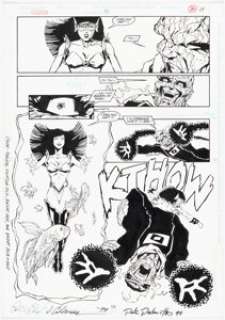 Calafiore, Jim - Jim Calafiore and Peter Palmiotti Aquaman #39 Story Page 19 Original Art (DC, 1997)....
