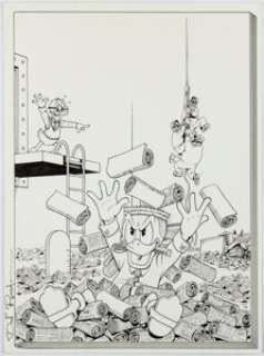 Rosa, Don | Don Rosa Untold Tales of Spider-Man ’97 Pin-Up Original Art (Marvel, 1997).... | Heritage