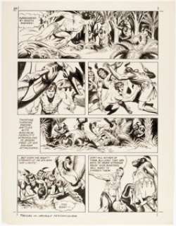 Manning, Russ | Russ Manning Tarzan in Savage Pellucidar Story Page 24 Original Art (ERB, Inc., 1975).... | Heritage