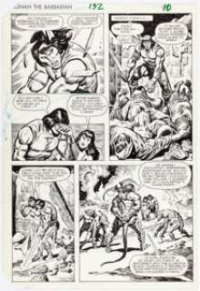 Buscema, John | John Buscema and Ernie Chan Conan the Barbarian #152 Story Page 9 Original Art (Marvel, 1983).... | Heritage