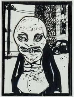 Unidentified Alternative Art Comic Artist - Al Columbia The Biologic Show #0 Panel Illustration Original Art (Fantagraphics, 1994)....