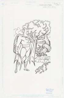 Rosema, Scott - Scott Rosema DC Super Heroes Big Coloring Book "Batman" Original Art (DC, 2005). ...