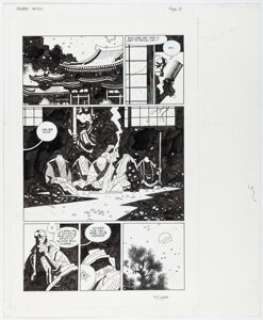 Mignola, Mike - Mike Mignola Abe Sapien: Drums of the Dead Story Page 5 Original Art (Dark Horse, 1998)....