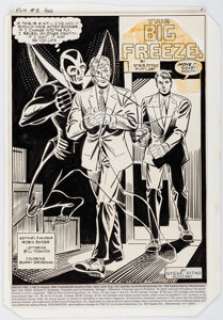Ditko, Steve | Steve Ditko The Fly #8 Splash Page 1 Original Art (Archie, 1984).... | Heritage